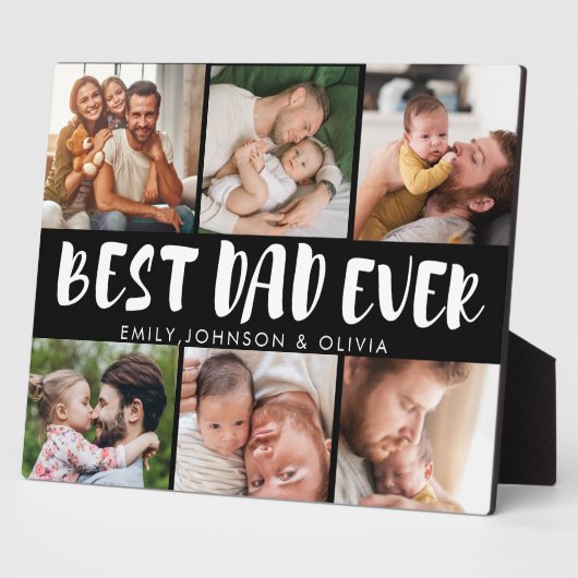 Schattigee beste vader ooit eerste vaderdag Fotoco Fotoplaat (Zijkant)