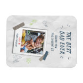 Schattigee beste vader ooit Kinder foto op maat Magneet (Horizontaal)