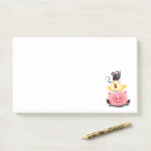 Schattigee beste vrienden grappig bericht het merk post-it® notes (Op bureau)