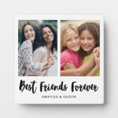 Schattigee beste vrienden voor altijd Custom Name  Fotoplaat (Voorkant)