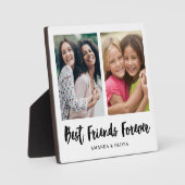 Schattigee beste vrienden voor altijd Custom Name  Fotoplaat (Voorkant)