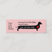 Schattigee betaalbare Visitekaartjes voor dierenop (Voorkant)