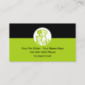 Schattigee betaalbare Visitekaartjes voor dierenop (Voorkant)