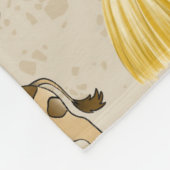 Schattigee betegelde boerderijen koe fleece deken (Hoek)