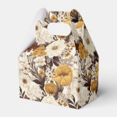 Schattigee betegelde Boho bloemen betegelde patroo Bedankdoosjes (Achterkant)