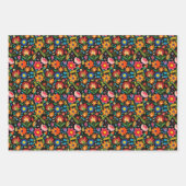 Schattigee betegelde Mexicaanse fiesta bloemen Inpakpapier Vel (Voorkant)