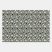 Schattigee betegelde motief koffiebonen inpakpapier vel (Voorkant 2)