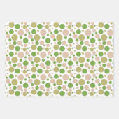 Schattigee betegelde polka dot partij Verpakking P Inpakpapier Vel (Voorkant 2)