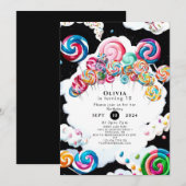 Schattigee betoverde Candyland Verjaardag Kaart (Voorkant / Achterkant)