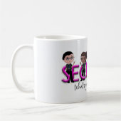 Schattigee beveiliger Superpower Koffiemok (Links)