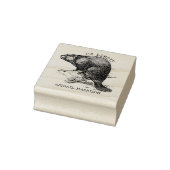 Schattigee  Bever, Ex Libris Boek Rubberstempel (Stempel)