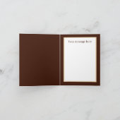 Schattigee bever tekst toevoegen voor elk doel kaart (Binnen)