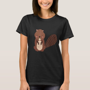 Schattigee Bever voor kinderen T-shirt