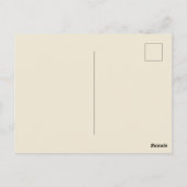 Schattigee beverliefhebbers aanpasbaar briefkaart (Achterkant)