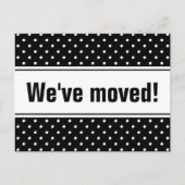 Schattigee bewegende briefkaarten met polka dots (Voorkant)