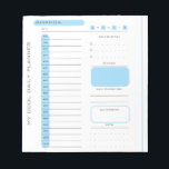 Schattigee bewerkbare Tear Away Daily Planner Notitieblok<br><div class="desc">Schattige Roze Bewerkbare Scheur weg Dagelijkse Planner Notitieblok</div>