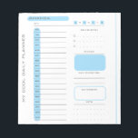 Schattigee bewerkbare Tear Away Daily Planner Notitieblok<br><div class="desc">Schattige Roze Bewerkbare Scheur weg Dagelijkse Planner Notitieblok</div>