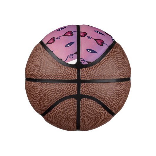 Schattigee bewolking, harten en regendruppels basketbal (Rechts)