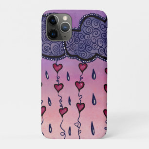 Schattigee bewolking, harten en regendruppels Case-Mate iPhone case