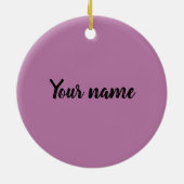 Schattigee bewolking, harten en regendruppels keramisch ornament (Achterkant)