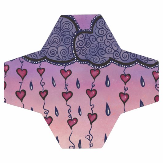 Schattigee bewolking, harten en regendruppels voetbal (Enkel)