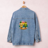 Schattigee BFF Quote Citroen en Limoen-tekens Zons Denim Jacket (Hangar)