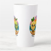 Schattigee BFF Quote Citroen en Limoen-tekens Zons Latte Mok (Voorkant)