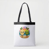 Schattigee BFF Quote Citroen en Limoen-tekens Zons Tote Bag (Voorkant)