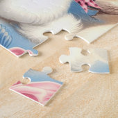 Schattigee Bichon Frisé Naadloos Legpuzzel (Zijkant)