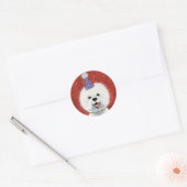Schattigee Bichon Frise Party Dog Stickers (Envelop)