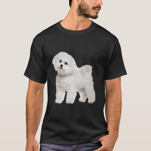 Schattigee Bichon Frise T-shirt (Voorkant)