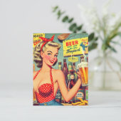 Schattigee  Bierpin up Briefkaart (Staand voorkant)
