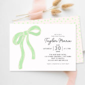 Schattigee Big Bow | genderneutraal Baby shower Kaart