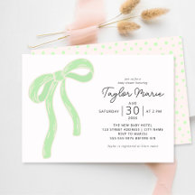 Schattigee Big Bow | genderneutraal Baby shower