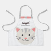 Schattigee BIG Cartoon Kitten Zoo Keeper in Traini Schort (Voorkant)