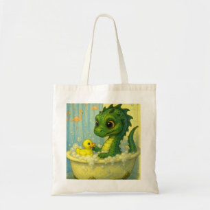 Schattigee Big Eye baby zee Slang Bubble Bath Fant Tote Bag
