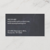 Schattigee Big-Eyed Cactus in Rode Sombrero Party  Visitekaartje (Achterkant)