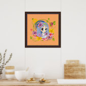 Schattigee Big Eyed Chibi Dragon Fairy Poster (Keuken)