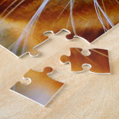 Schattigee Big Eyed Ginger Cat Legpuzzel (Zijkant)