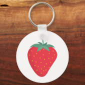 Schattigee Big Strawberry Sleutelhanger (Voorkant)