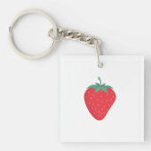 Schattigee Big Strawberry Sleutelhanger (Voorkant)