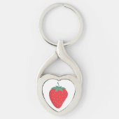 Schattigee Big Strawberry Sleutelhanger (Voorkant)