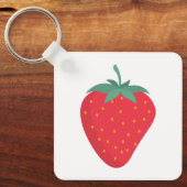 Schattigee Big Strawberry Sleutelhanger (Voorkant)