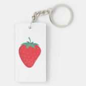 Schattigee Big Strawberry Sleutelhanger (achterkant)