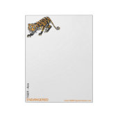 Schattigee bigcat - TIJGER - Behoud - Notitieblok (Linkerzijde)