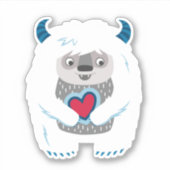 Schattigee Bigfoot-Sticker Sticker (Voorkant)