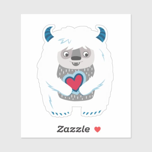 Schattigee Bigfoot-Sticker Sticker (Vel)