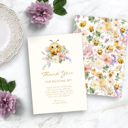 Schattigee bij bedankkaart