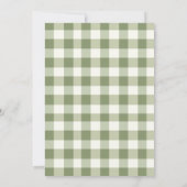 Schattigee bij eerste verjaardag zoet om één feest kaart (Achterkant)