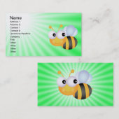 Schattigee bij; Groen Visitekaartje (Voorkant / Achterkant)